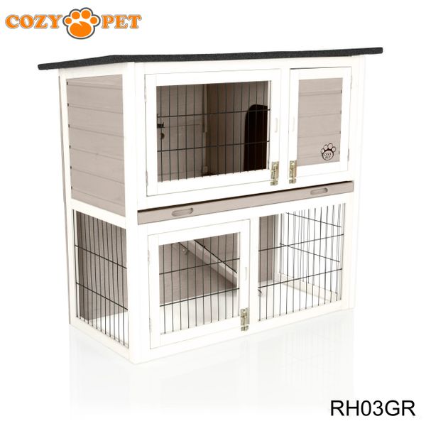 Grey rabbit outlet cage