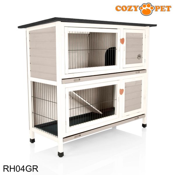 White best sale rabbit cage