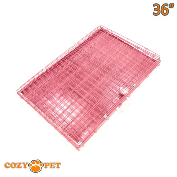 Pink Dog Cage Puppy Crate Cozy Pet Travel Cages DC36P Cozy Pet Ltd