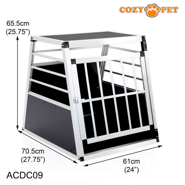 Aluminium dog hot sale crate