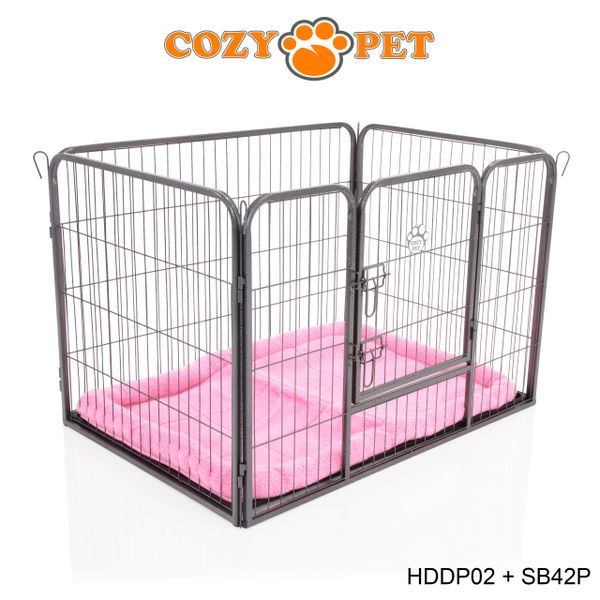 Pink hotsell puppy playpen