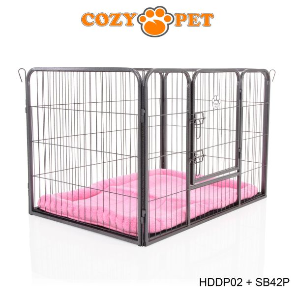 Pink deals dog pen