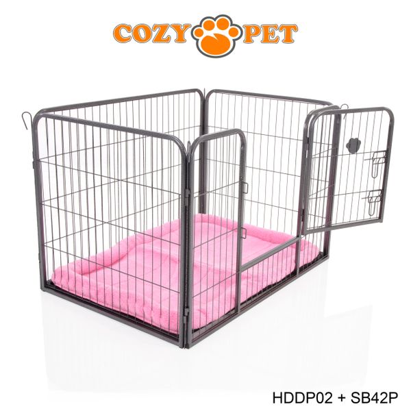 Dog playpen clearance pink