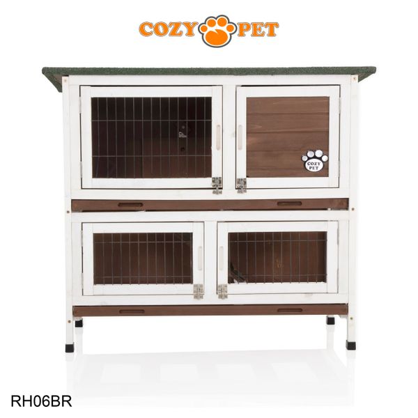 Cozy Pet Rabbit 3ft Hutch Brown RH06BR Cozy Pet Ltd