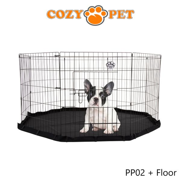 Square dog outlet playpen