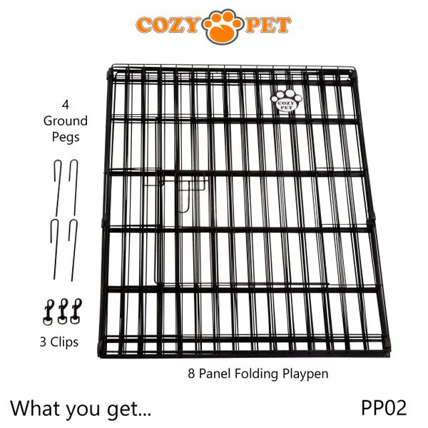 Puppy playpen with floor sales grid