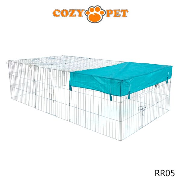 Cosy pet rabbit clearance run