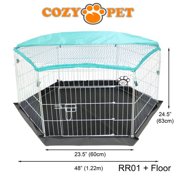 Indoor rabbit playpen with 2024 base