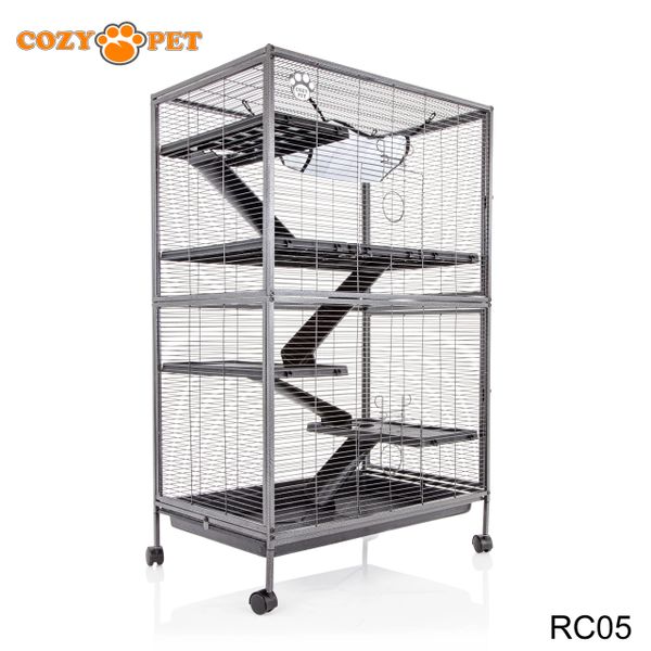 Pet rodent clearance cage