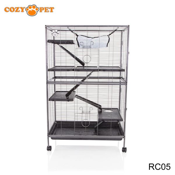 Cozy Pet Large Rodent Cage New Model with Narror Bar Spacing RC05 Cozy Pet Ltd