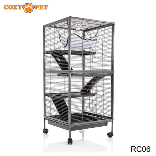 Rodent Cage by Cozy Pet NEW Model 11mm Narrow Bar Spacing suitable for Rat Chinchilla Degu Ferret RC06