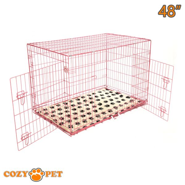 Pink store dog kennels