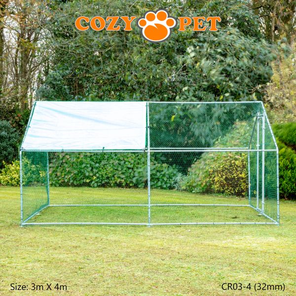 Cozy Pet Chicken Run 3m X 4m CR034 (32mm) Cozy Pet Ltd