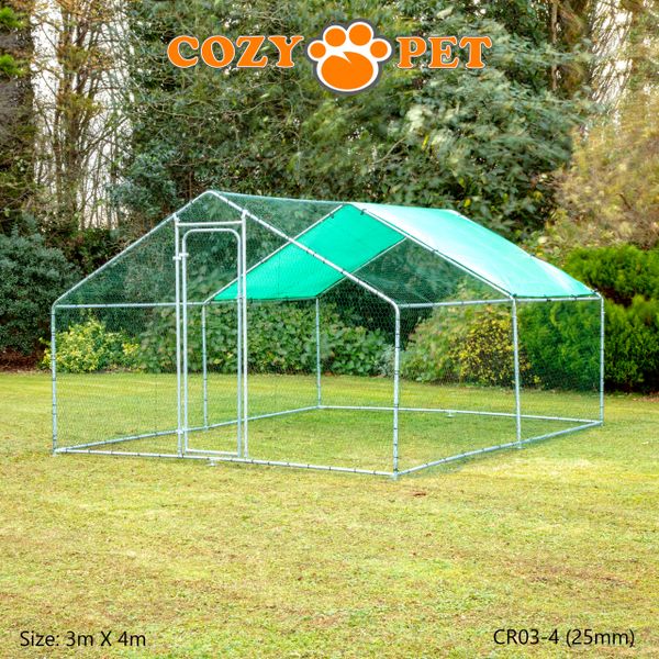 Cozy Pet Chicken Run 3m X 4m CR034 (25mm) Cozy Pet Ltd