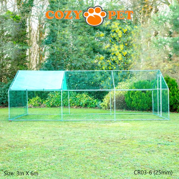 Cozy Pet Chicken Run 3m X 2m CR036 (25mm) Cozy Pet Ltd