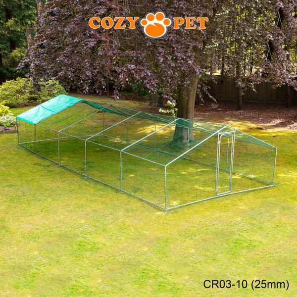 Cozy Pet Chicken Run 3m X 10m CR0310 (25mm) Cozy Pet Ltd