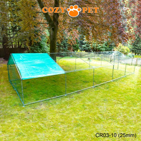 Cozy Pet Chicken Run 3m X 10m CR0310 (25mm) Cozy Pet Ltd