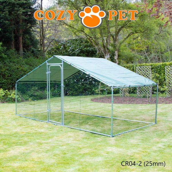 Cozy Pet Chicken Run 4m X 2m CR042 (25mm) Cozy Pet Ltd