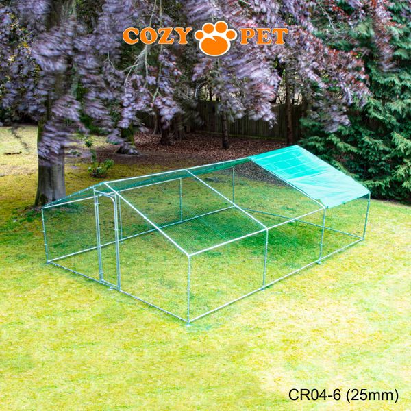 Cozy Pet Chicken Run 4m X 6m CR046 (25mm) Cozy Pet Ltd