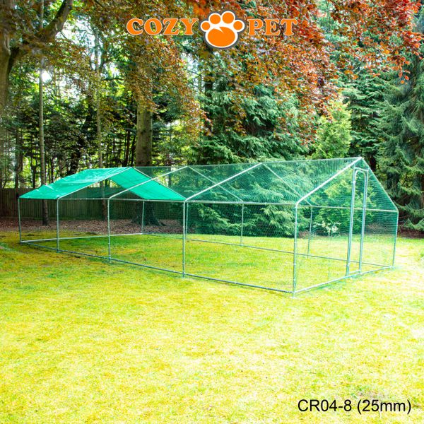 Cozy Pet Chicken Run 4m X 8m CR048 (25mm) Cozy Pet Ltd
