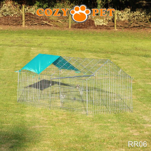 Cozy Pet Rectangular Rabbit Run with Pitched Roof RR06 Cozy Pet Ltd