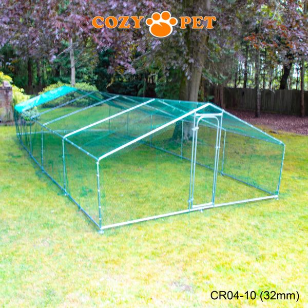 Cozy Pet Chicken Run 4m X 10m CR0410 (32mm) Cozy Pet Ltd