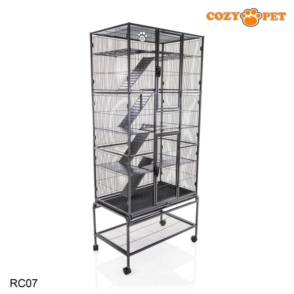 Cozy Pet Large Rodent Cage New Model with Narrow Bar Spacing RC07 Cozy Pet Ltd