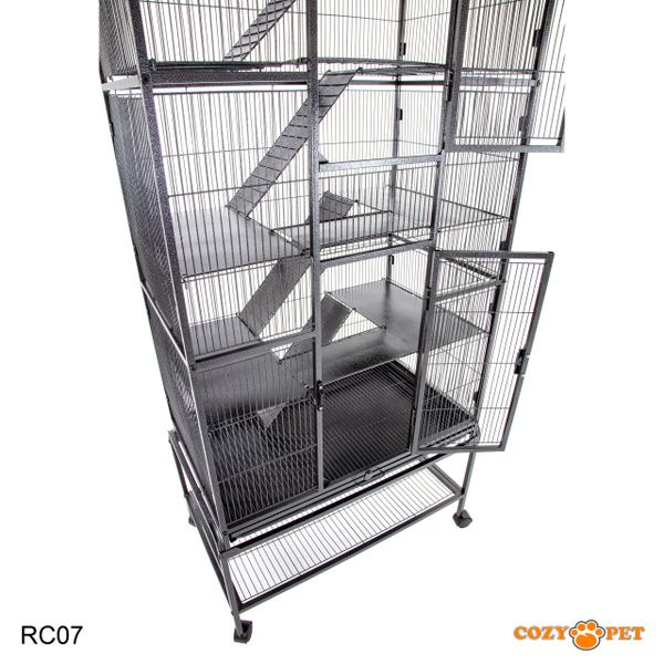 Cozy Pet Large Rodent Cage New Model with Narrow Bar Spacing RC07 Cozy Pet Ltd