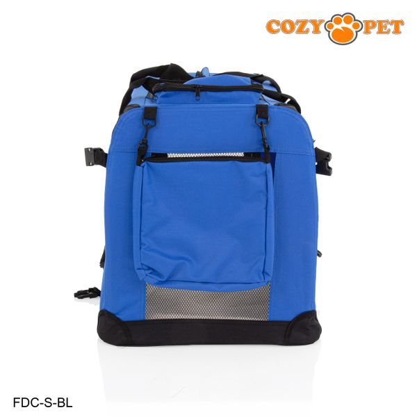 Fabric Dog Crate 60cm Blue by Cozy Pet FDCSBL RET Cozy Pet Ltd