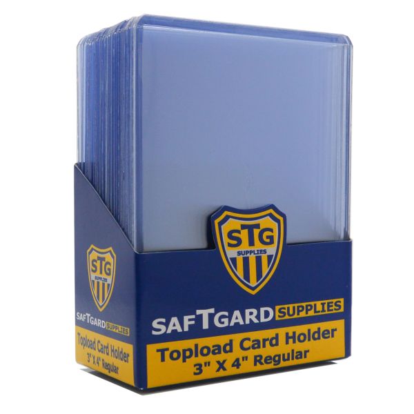 SafTgard 3x4 Topload Card Holder Standard 12 MIL 40 Pack Case