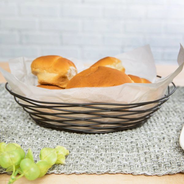 Black Wire Bread Basket