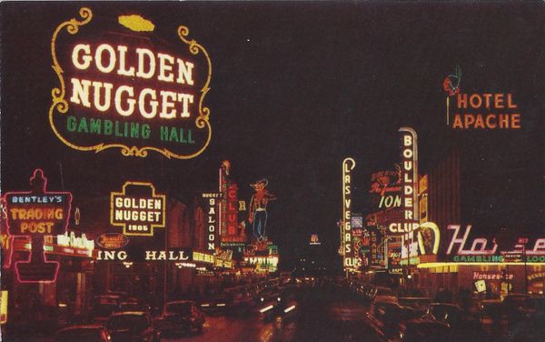 Fremont Street Hotel Apache, Frontier Club, Golden Nugget, Las Vegas ...