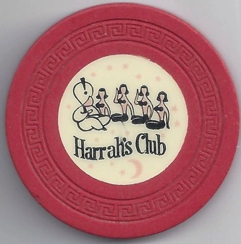 Harrah's Club Red Roulette (Genie & Harem) Casino Chip Reno/Lake Tahoe ...