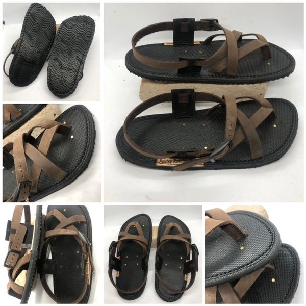 Leather running hot sale sandals