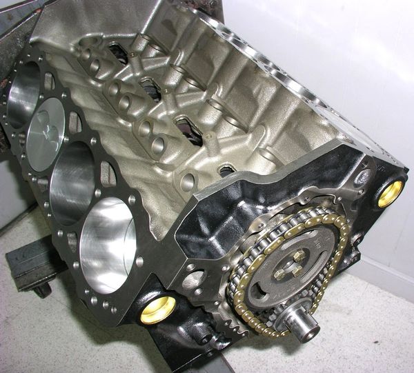 SBC 434 DART ASSEMBLED SHORT BLOCK 4 BOLT SPLAYED WITH 4340