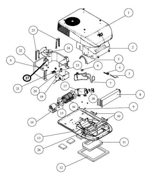 Coleman Heat Pump Model 47003-879 Capacitor Kit