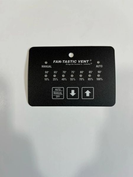 KIB MC411D Black Panel Sticker