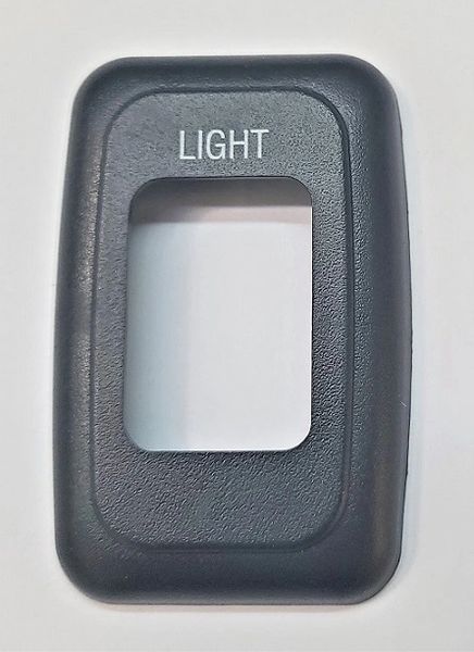 Single Light Switch Black Bezel AH-BZL-1-5-020