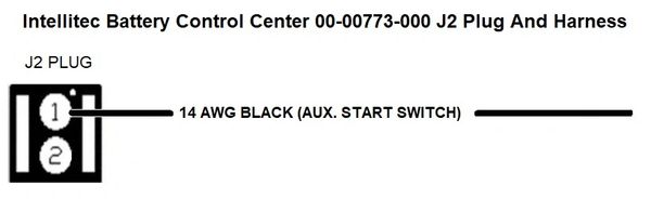 Intellitec Battery Control Center With Out Fuses 00-00773-000 J2 Plug And Harness