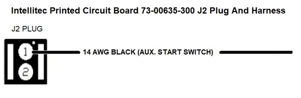 Intellitec Printed Circuit Board 73-00635-300 J2 Plug And Harness