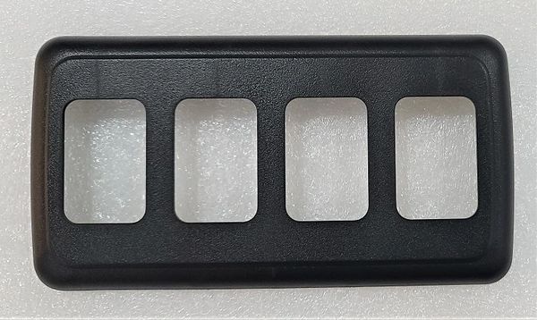 Quad Switch Black Bezel AH-BZL-4-5