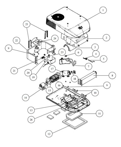 Coleman Heat Pump Model 47053-876 Capacitor Kit