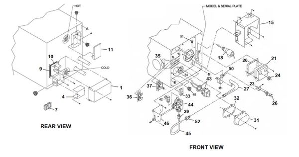 Suburban Water Heater Model SW12DEM Tune-Up Kit