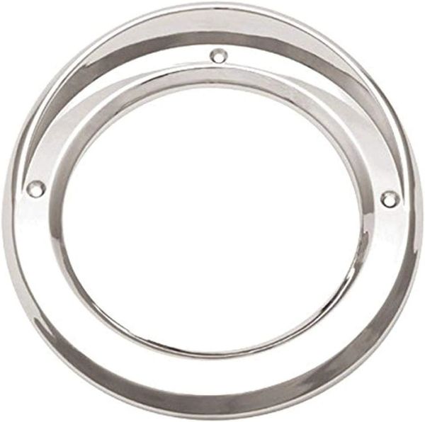 Round Chrome Plastic Light Bezel WP-BV06B