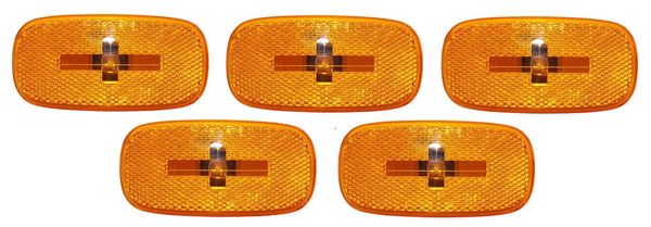 RV Incandescent Amber Marker Light Kit L04-0059A