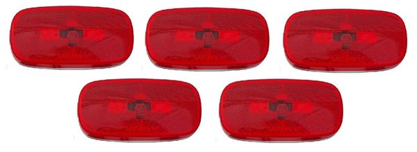 RV Incandescent Marker Light Kit, Red, L04-0059R