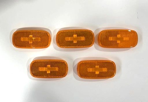 RV Incandescent Marker Light Lens Kit, Amber, L04-0059A-LENS