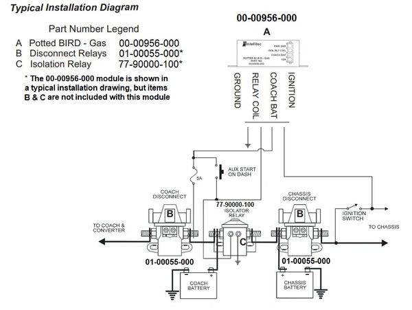 Intellitec Potted Bi-Directional Isolator Relay Delay 00-00956-000