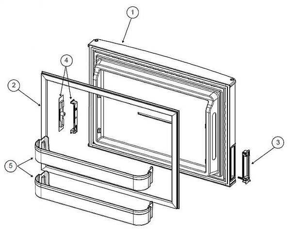 Norcold Freezer Door Gasket 640152