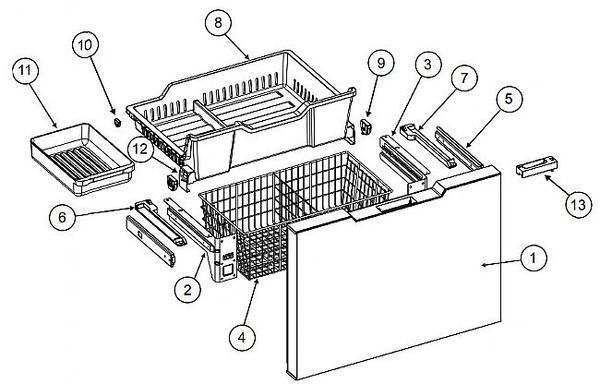 Norcold Freezer Handle Assembly 640983